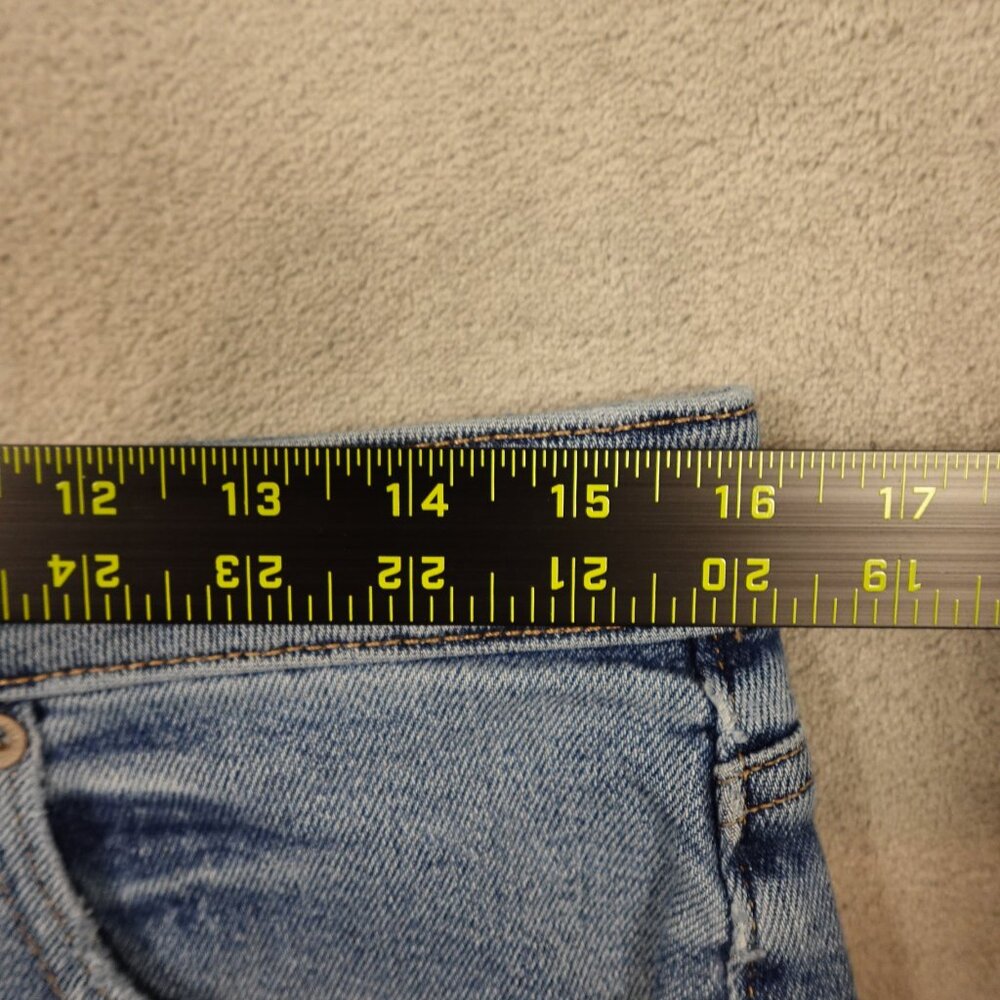 American Eagle Mom Jeans Stretch – Women’s Size‎ 12 Regular Light Wash Blue - Picture 6 of 13